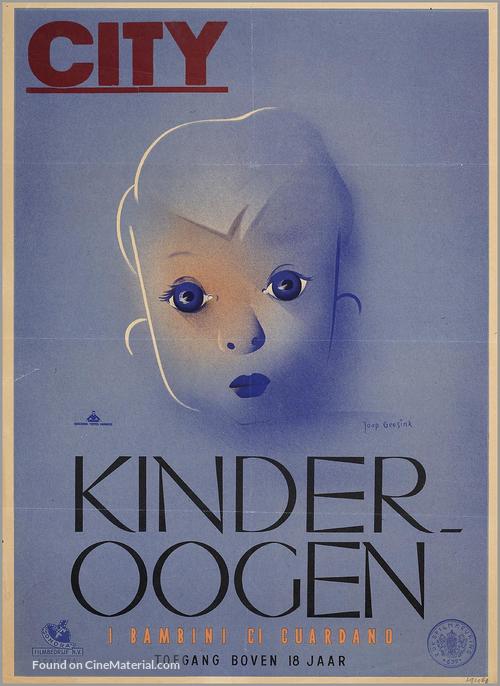 Bambini ci guardano, I - Dutch Movie Poster