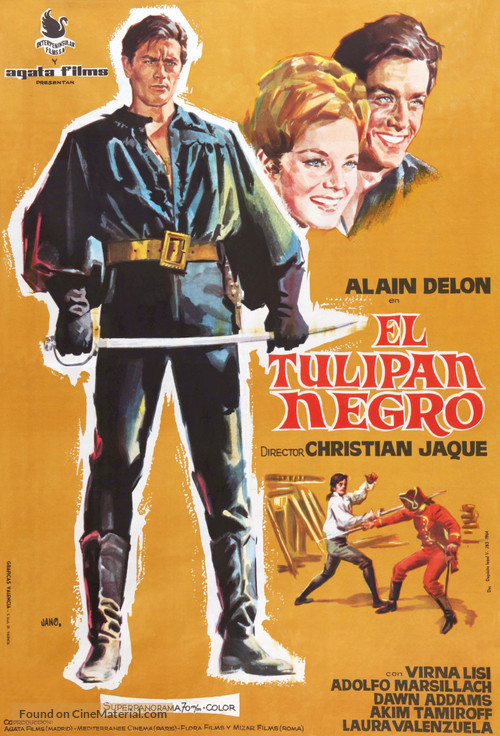 La tulipe noire - Spanish Movie Poster