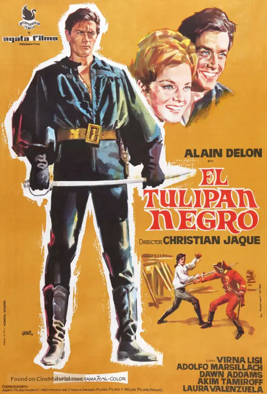 La tulipe noire - Spanish Movie Poster