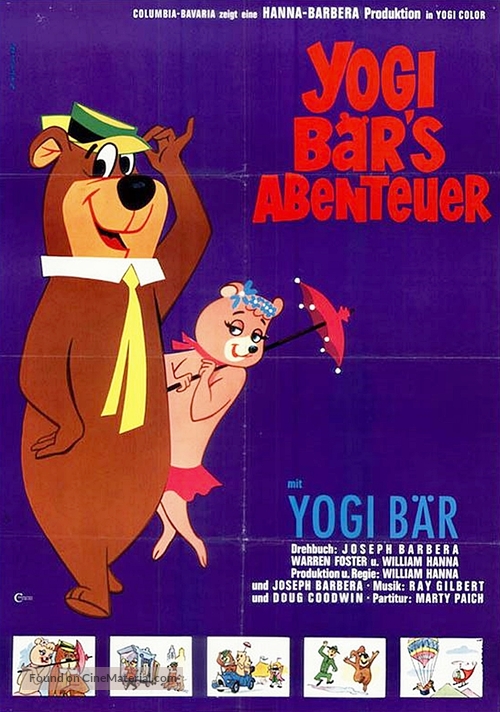 Hey There, It&#039;s Yogi Bear - German Movie Poster