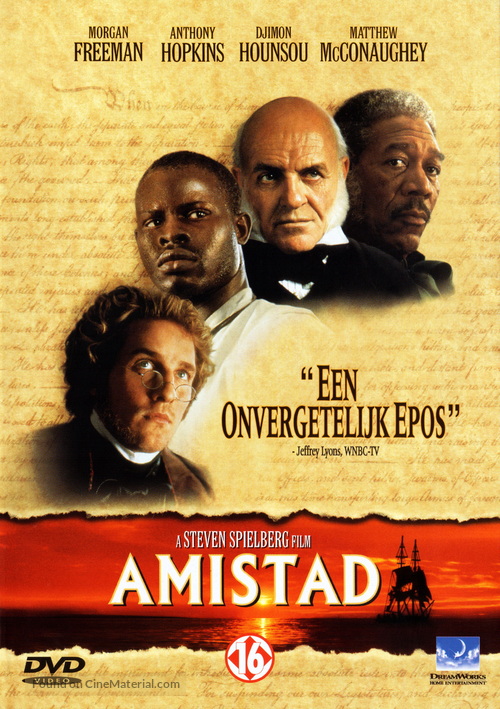 Amistad - Dutch DVD movie cover