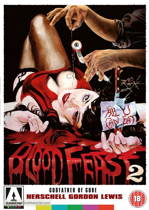 Blood Feast 2: All U Can Eat - British DVD movie cover