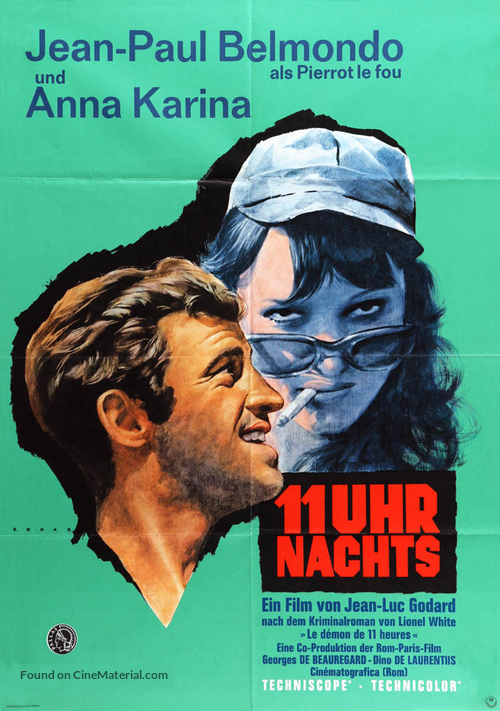 Pierrot le fou - German Movie Poster