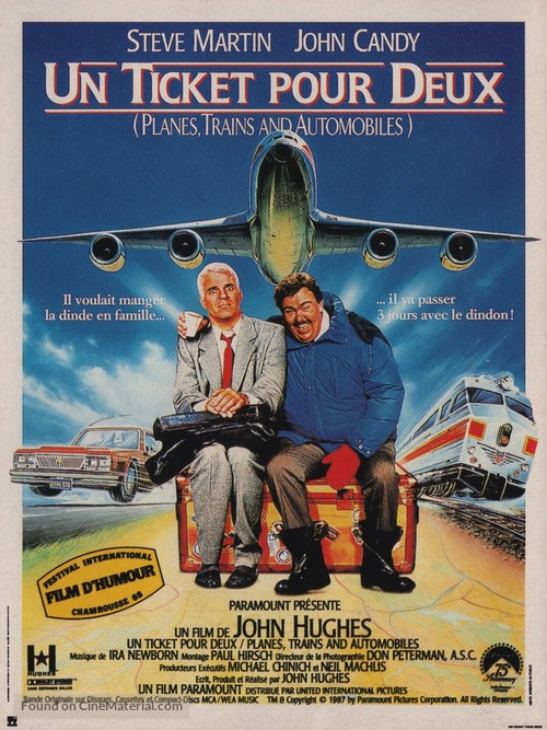Planes, Trains &amp; Automobiles - French Movie Poster