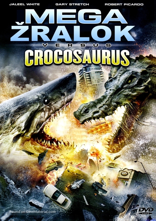 Mega Shark vs Crocosaurus - Czech DVD movie cover