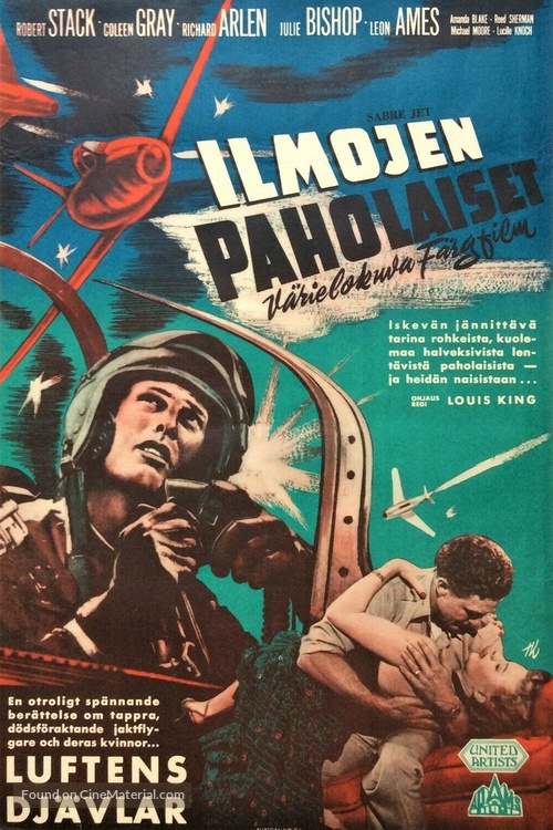 Sabre Jet - Finnish Movie Poster