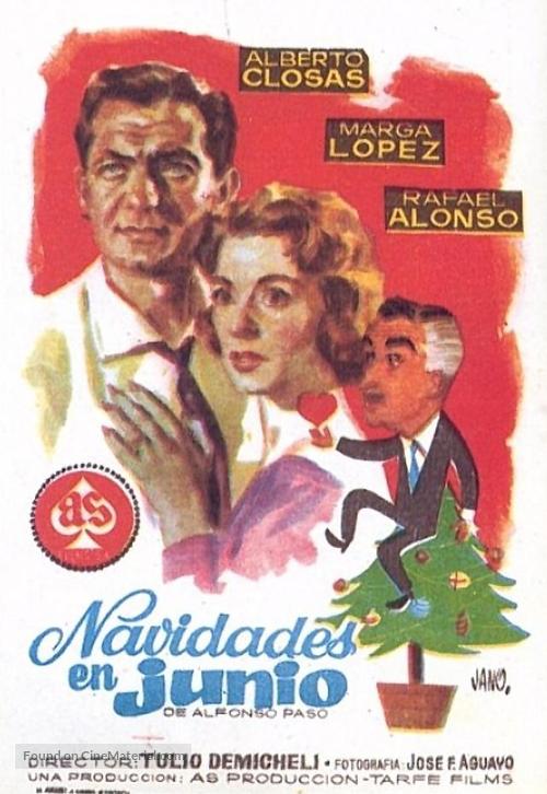 Navidades en junio - Spanish Movie Poster