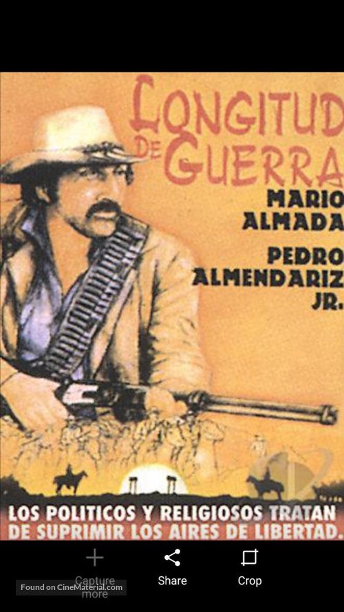 Longitud de guerra - Mexican Movie Poster