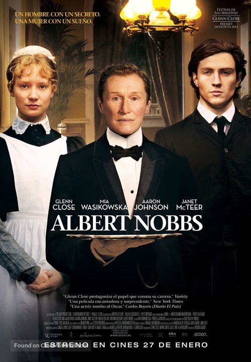 Albert Nobbs - Spanish Movie Poster