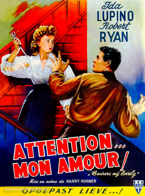 Beware, My Lovely - Belgian Movie Poster