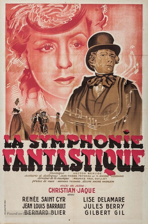La symphonie fantastique - French Movie Poster
