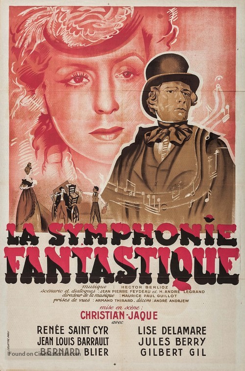 La symphonie fantastique - French Movie Poster