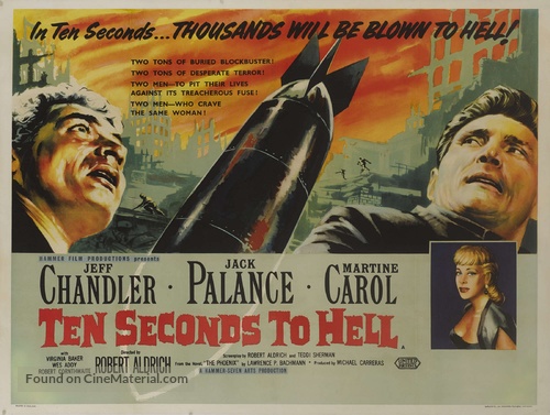 Ten Seconds to Hell - British Movie Poster