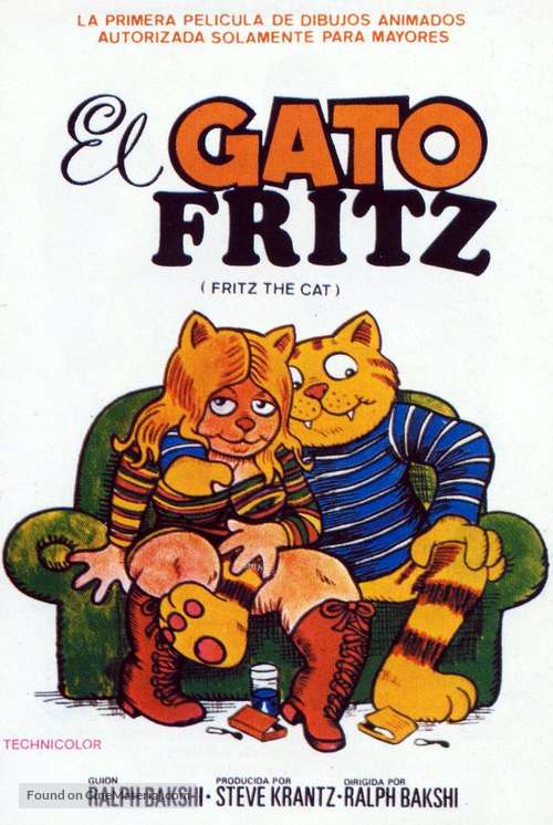 Fritz the Cat - Spanish Movie Cover