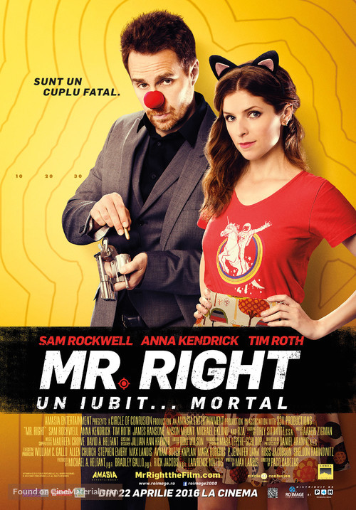 Mr. Right - Romanian Movie Poster