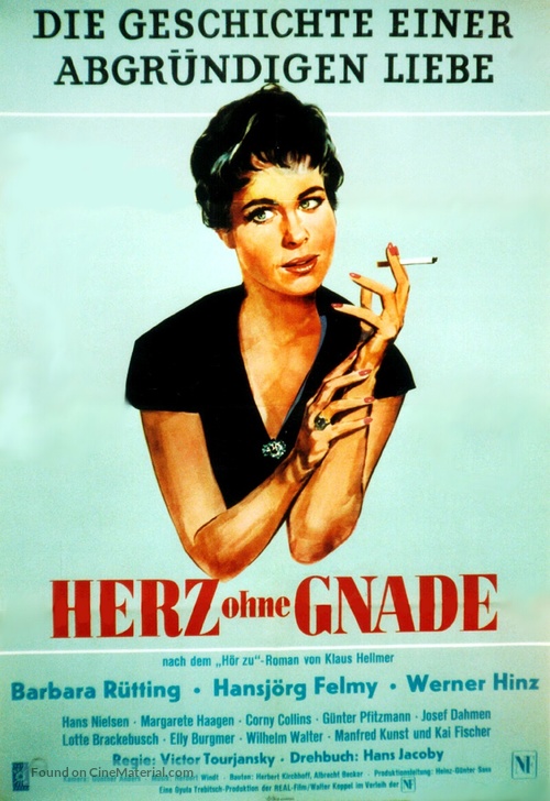 Herz ohne Gnade - German Movie Poster