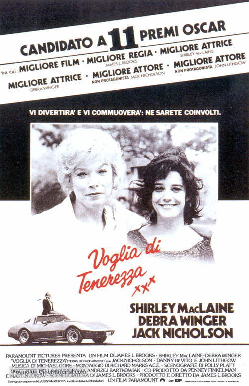 Terms of Endearment - Italian Movie Poster