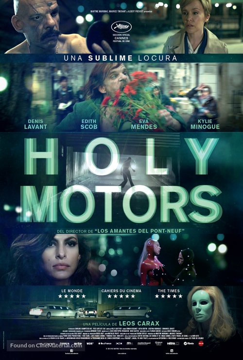 Holy Motors - Spanish Movie Poster