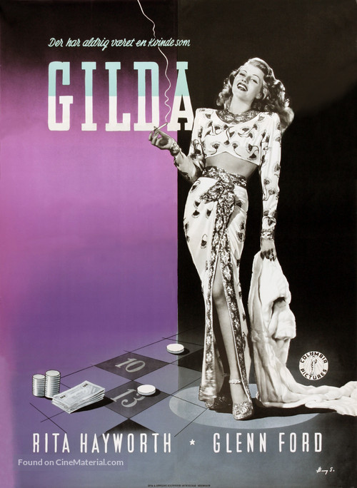 Gilda - Danish Movie Poster