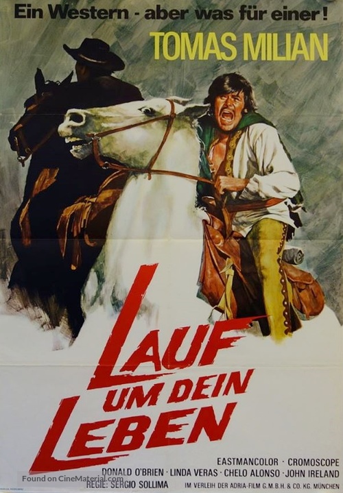 Corri uomo corri - German Movie Poster