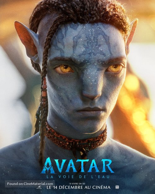 Avatar: The Way of Water - French Movie Poster