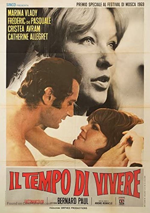 Le temps de vivre - Italian Movie Poster