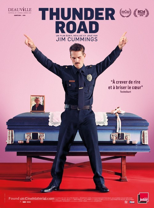 Thunder Road - French Movie Poster