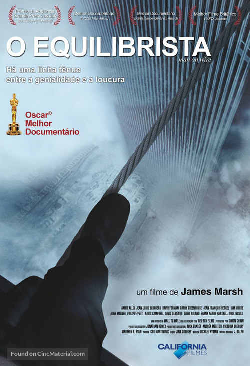 Man on Wire - Brazilian Movie Cover