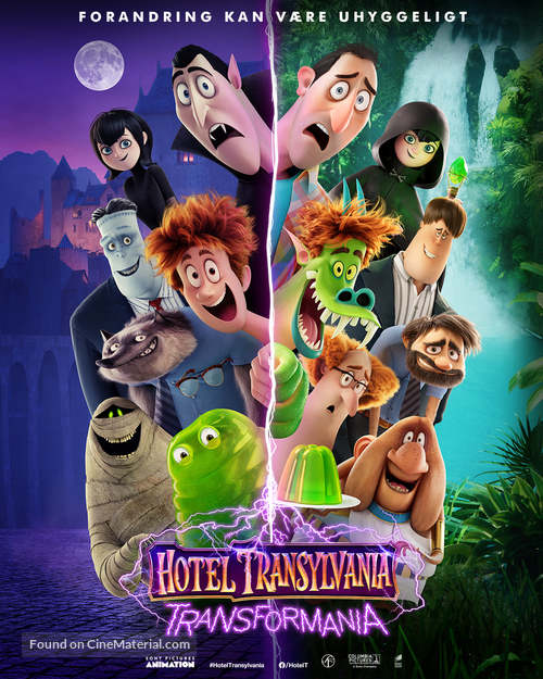 Hotel Transylvania: Transformania - Danish Movie Poster