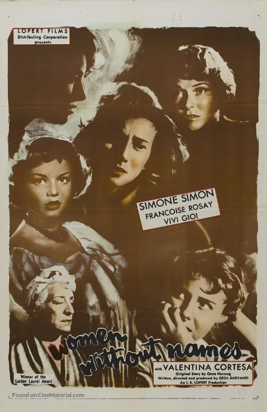 Donne senza nome - Movie Poster