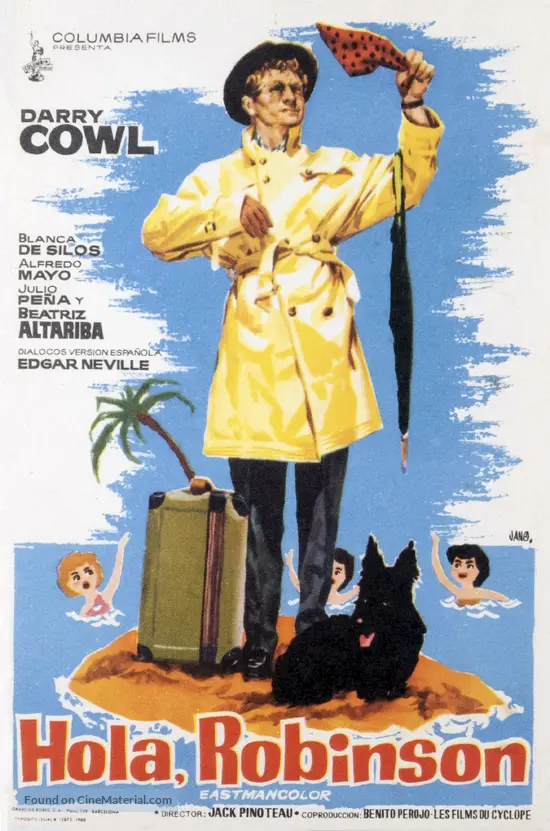 Robinson et le triporteur - Spanish Movie Poster