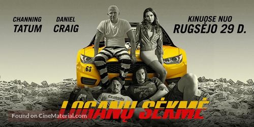 Logan Lucky - Latvian Movie Poster