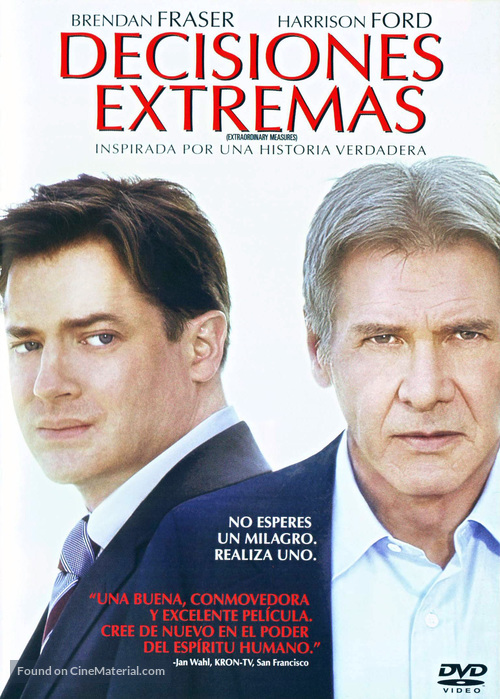 Extraordinary Measures - Argentinian Movie Cover