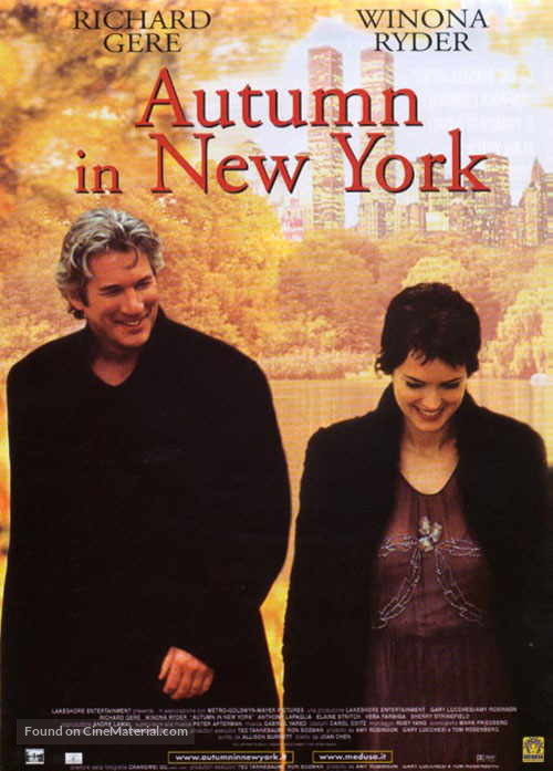 Autumn in New York - Italian Movie Poster
