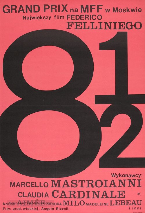 8&frac12; - Polish Movie Poster