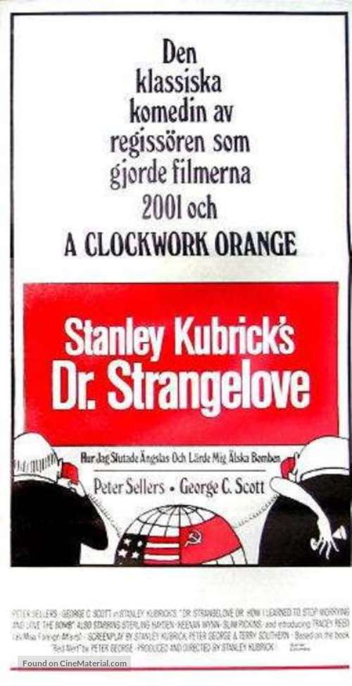 Dr. Strangelove - Swedish Movie Poster