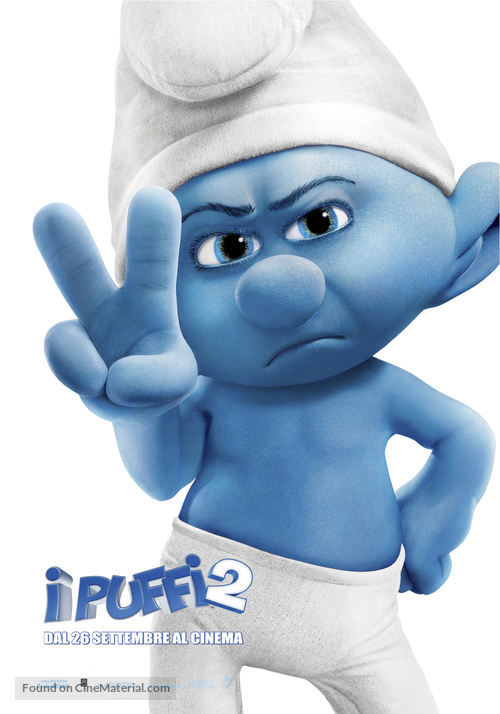 The Smurfs 2 - Italian Movie Poster