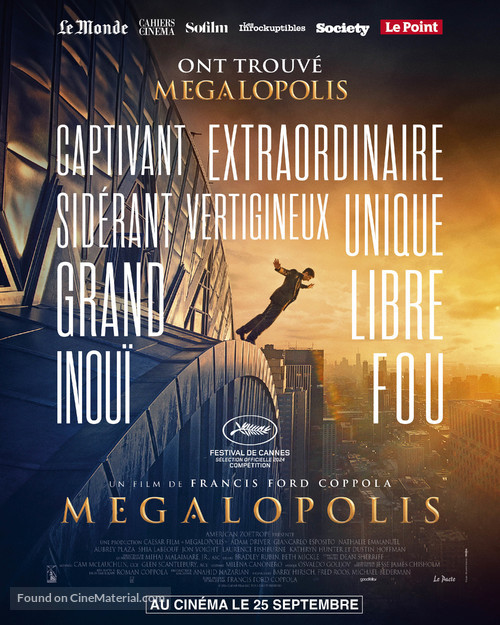 Megalopolis - French Movie Poster