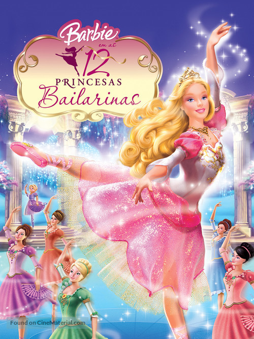 Barbie in the 12 Dancing Princesses - Brazilian Movie Poster