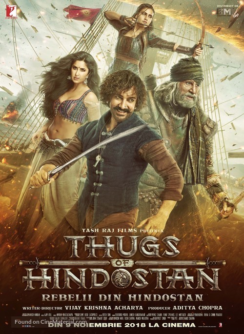 Thugs of Hindostan - Romanian Movie Poster