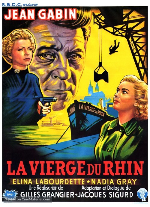 La vierge du Rhin - Belgian Movie Poster