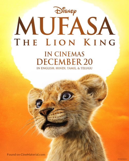 Mufasa: The Lion King - Indian Movie Poster