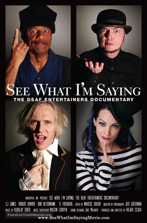 See What I&#039;m Saying: The Deaf Entertainers Documentary - Movie Poster