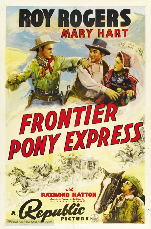 Frontier Pony Express - Movie Poster