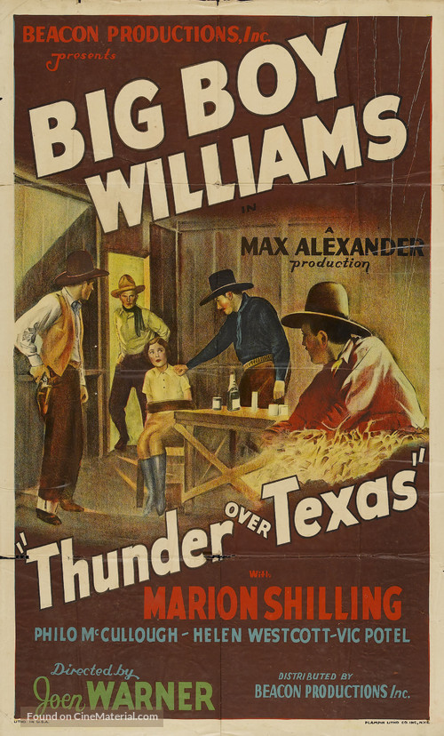 Thunder Over Texas - Movie Poster