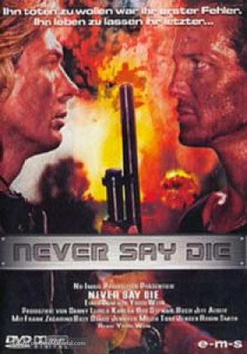 Never Say Die - German DVD movie cover