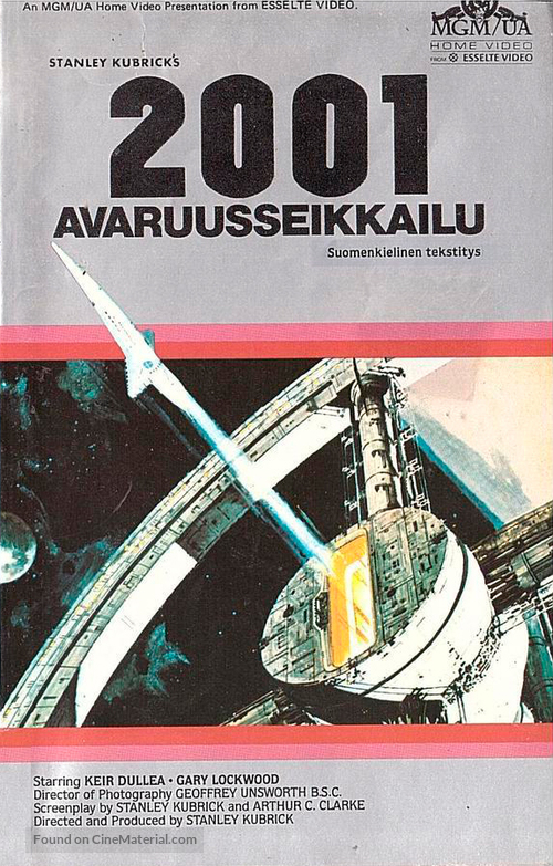 2001: A Space Odyssey - Finnish VHS movie cover
