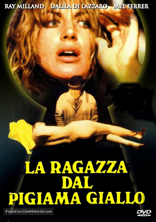 La ragazza dal pigiama giallo - Italian DVD movie cover