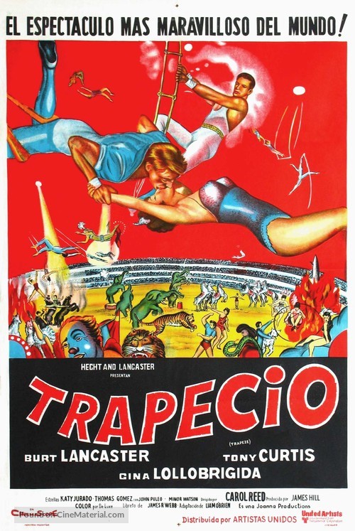 Trapeze - Argentinian Movie Poster