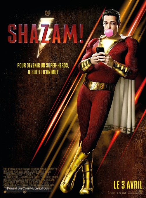Shazam! - French Movie Poster